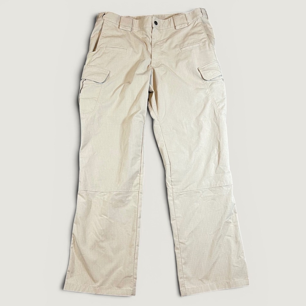 5.11 Tactical Stryke Cargo Pants Mens 36x32 Khaki Ripstop Flex-Tac